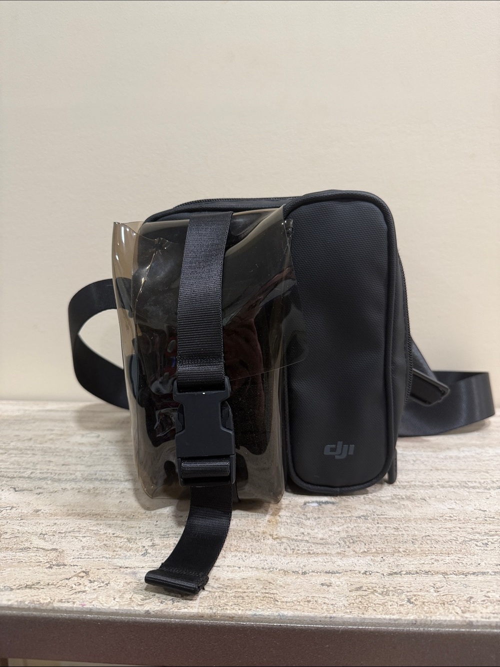 DJI Black & Clear Front-Panel Sling Bag